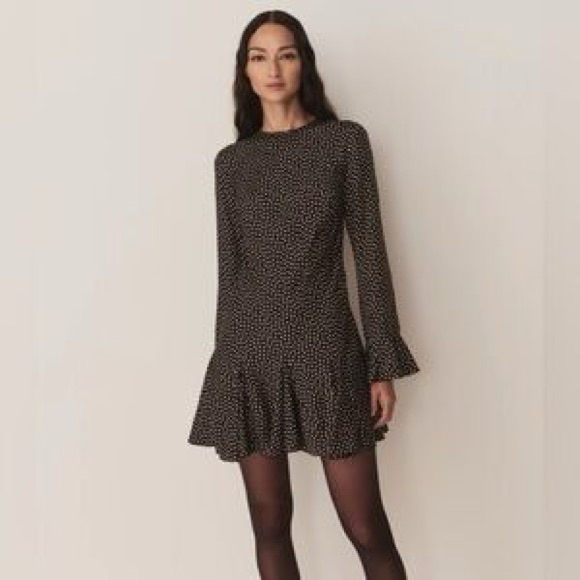 Doen Narcisse Dress In Camille Dot Size M